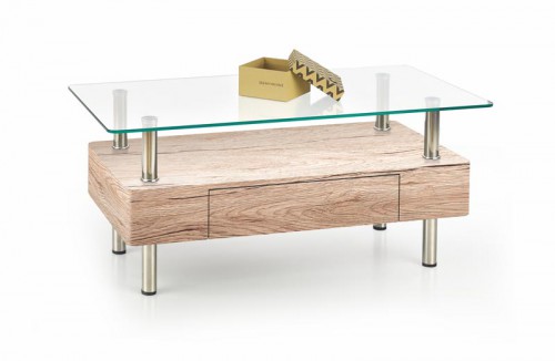 Журнальний столик MARGOT 100x50x42 Дуб Сан-Ремо Halmar